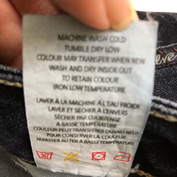 Silver Jeans Dark Wash Pioneer Bootcut Sz 30 - Picture 4 of 6